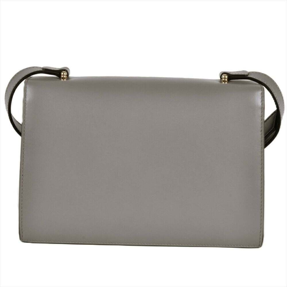 GUCCI Authentic Gray Leather Shoulder Bag - Picture 3 of 7